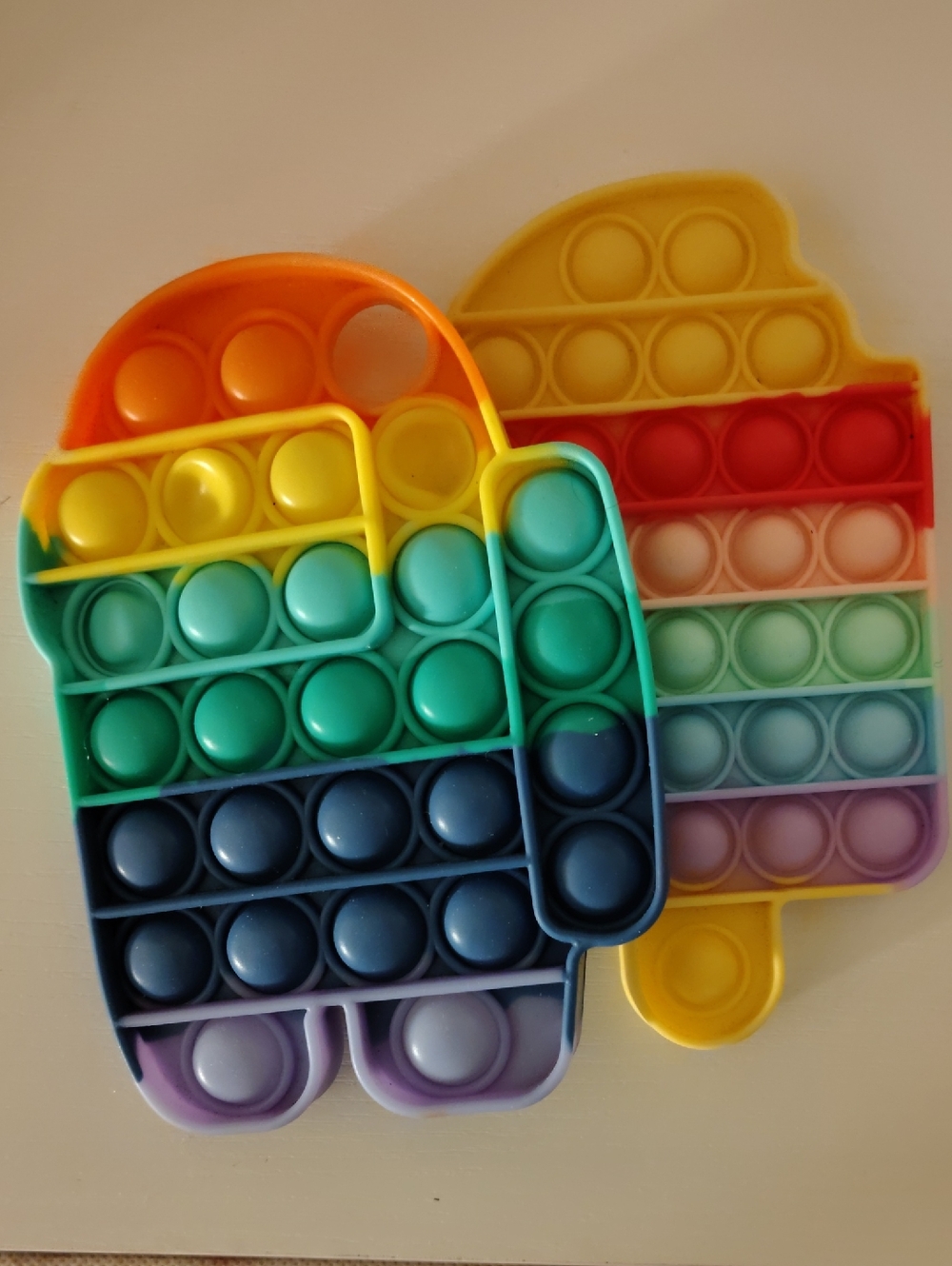 Rainbow Gradient Pop-It Fidget Toy for Kids - Multicolor